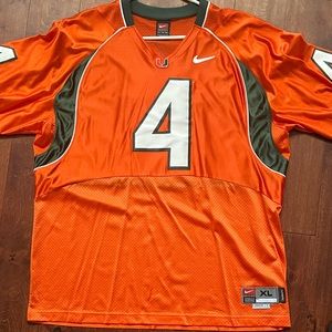 Nike Game Jersey #4 Devin Hester University of Miami XL; NFL Hall of Famer!!
